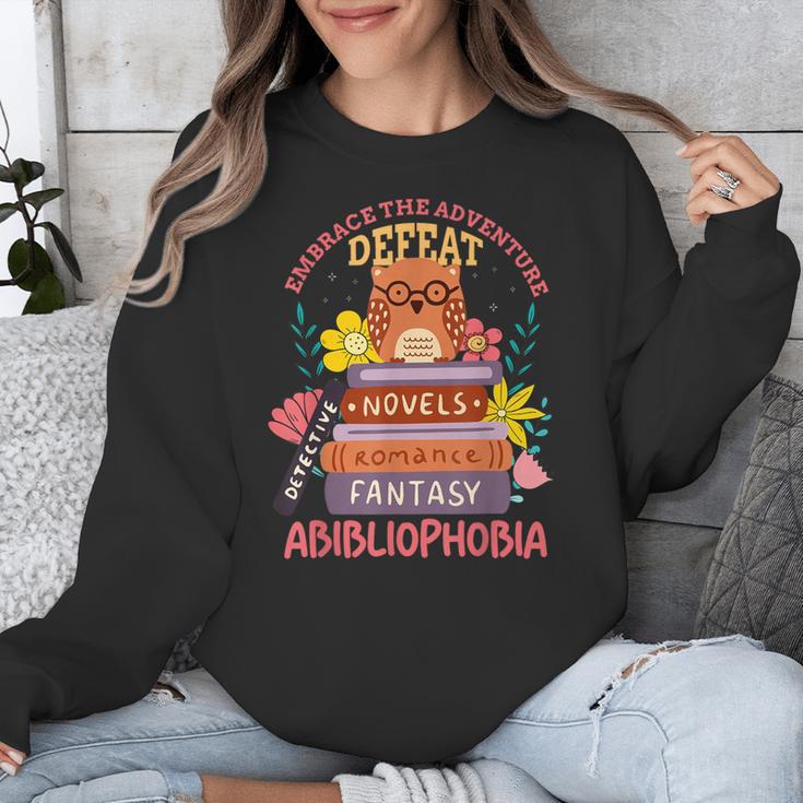 Literature Abibliophobia Book Reader Unisex Sweatshirt