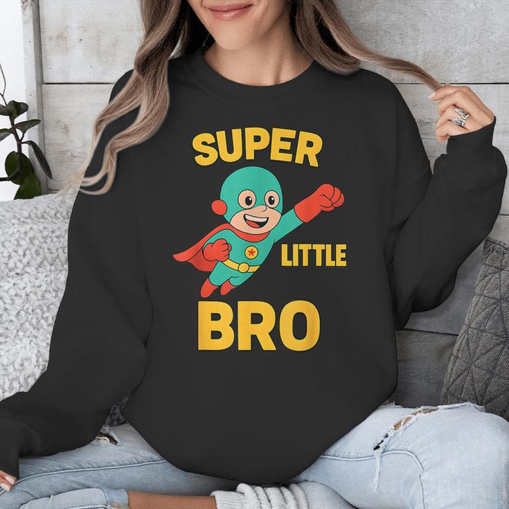 Little Cute Superhero Brother Comic Book Baby Bro Unisex Sweatshirt Little Cute Superhero Brother Comic Book Baby Bro Unisex Sweatshirt