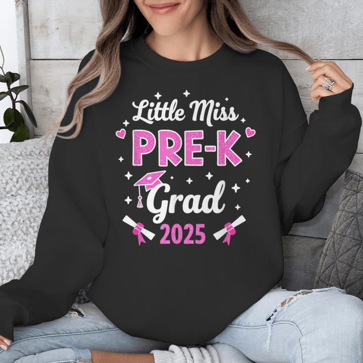 Little Miss Pre-K Grad 2025 Coquette Preschool Graduation Unisex Sweatshirt