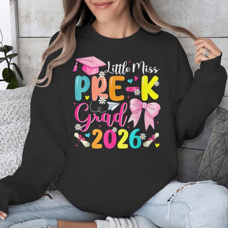 Little Miss Pre-K Grad 2026 Preschool Graduation Kids Girls Unisex Sweatshirt