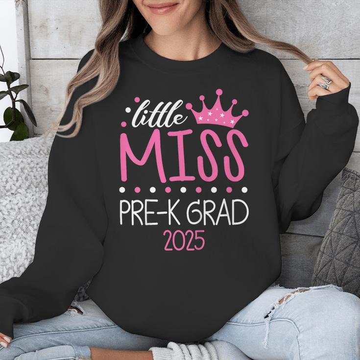 Little Miss Pre-K Grad Preschool Prek Graduation 2025 Unisex Sweatshirt