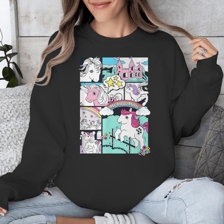 My Little Pony Classic Vintage Rainbow Castle Comic Book Unisex Sweatshirt My Little Pony Classic Vintage Rainbow Castle Comic Book Unisex Sweatshirt