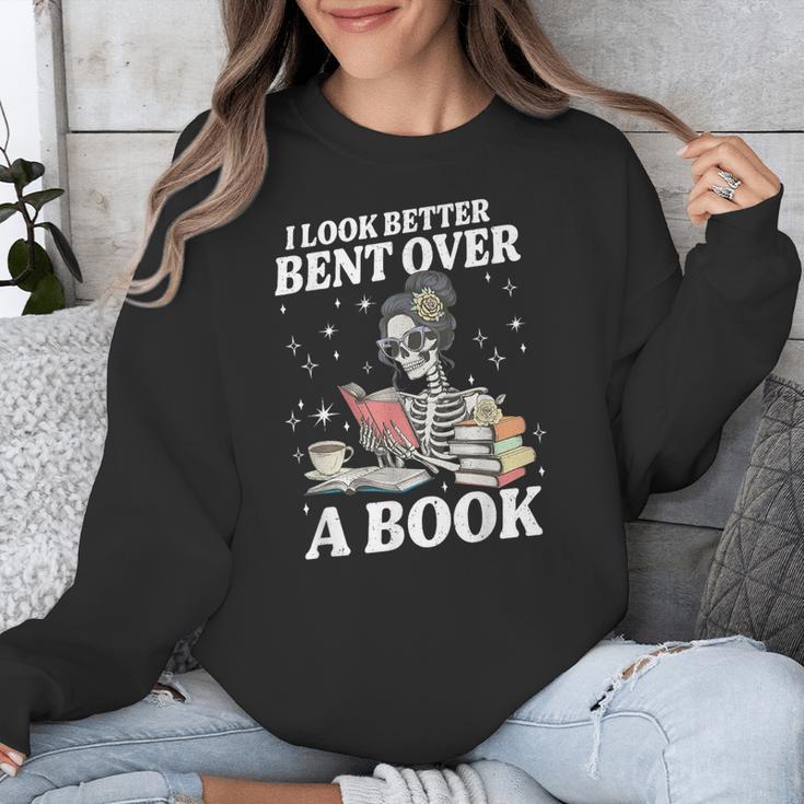 I Look Better Bent Over A Book Book Lover Unisex Sweatshirt