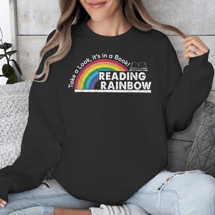 Take A Look It's In A Book Retro Reading Book Lover Unisex Sweatshirt Take A Look It's In A Book Retro Reading Book Lover Unisex Sweatshirt