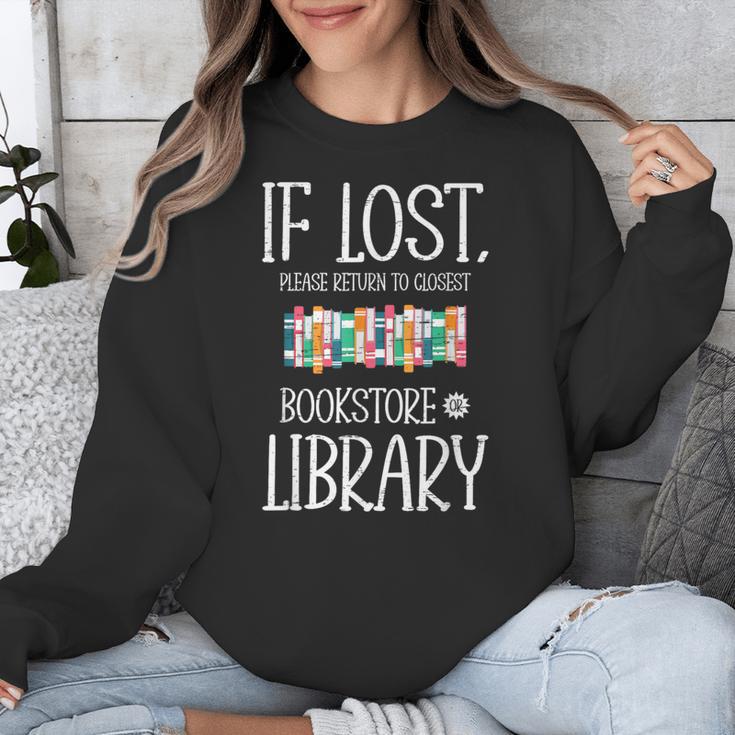 If Lost Please Return To Closest Bookstore Or Library Unisex Sweatshirt If Lost Please Return To Closest Bookstore Or Library Unisex Sweatshirt