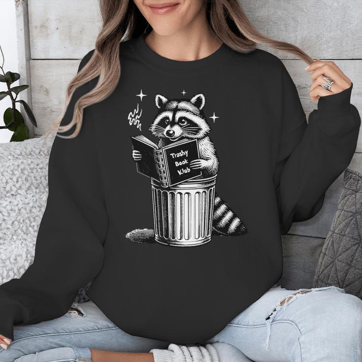 I Love Trashy Book Club Raccoon No Shelf Control Weirdcore Unisex Sweatshirt