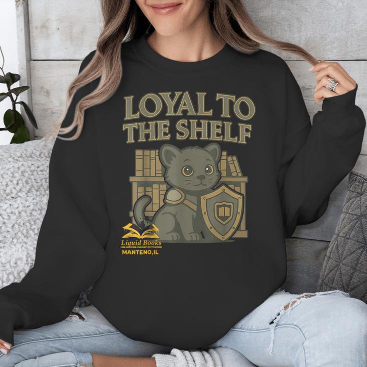 Loyal To The Shelf Knight Panther Book Lover Unisex Sweatshirt