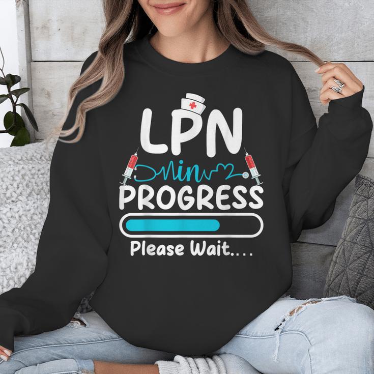 LPN In Progress Loading Future Nurse Graduation Lover Unisex Sweatshirt