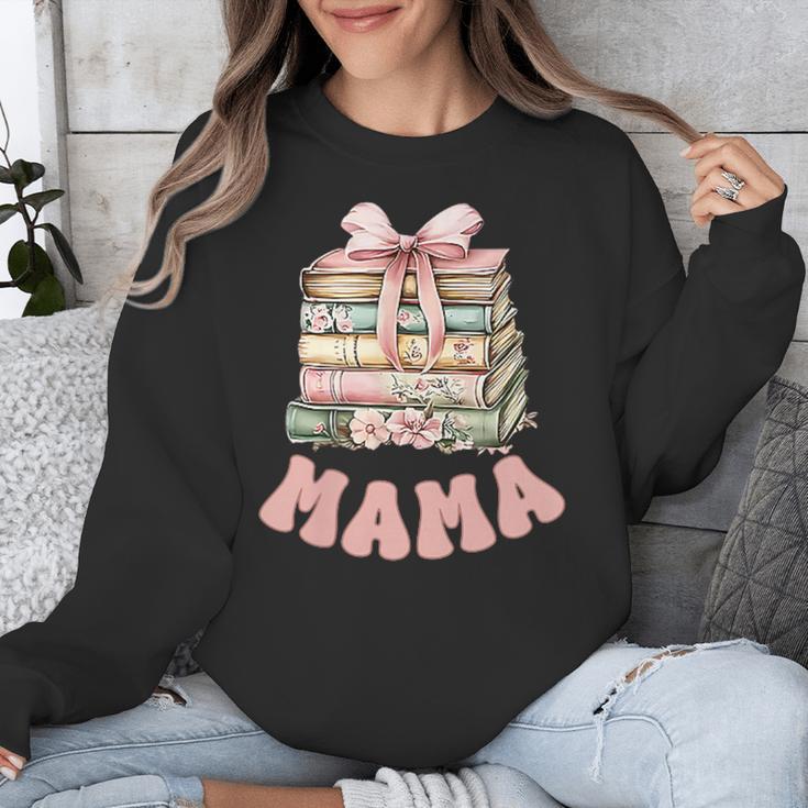 Mama Book First Chapter Birthday Family Matching Party Unisex Sweatshirt