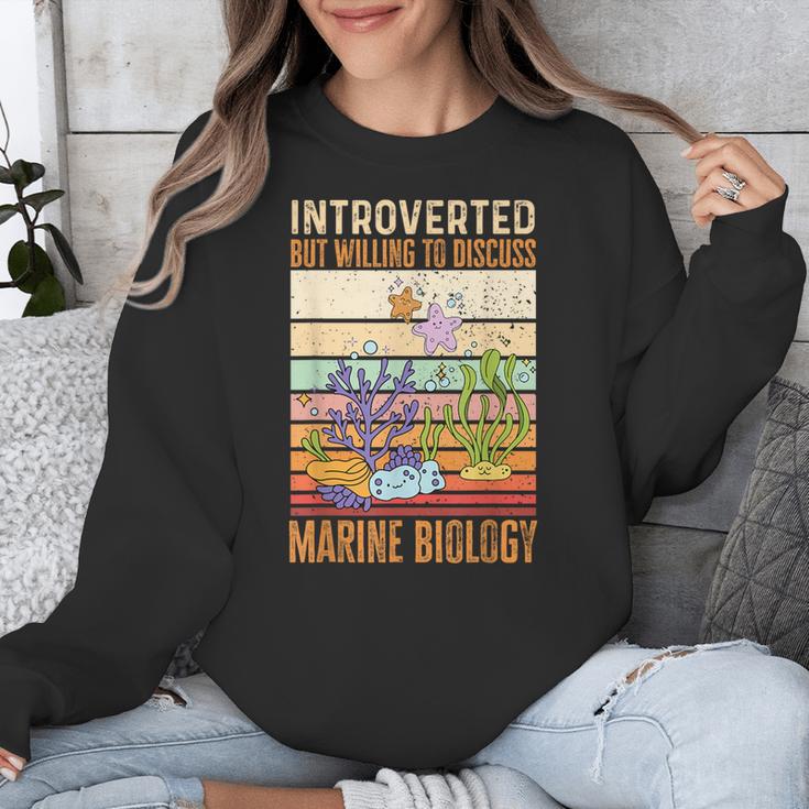Marine Biology Ocean Introvert Marine Biologist Unisex Sweatshirt Marine Biology Ocean Introvert Marine Biologist Unisex Sweatshirt