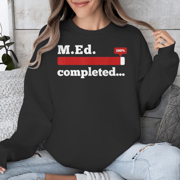 Master Of Education Completed Teacher Master Graduation For Men Women Unisex Sweatshirt