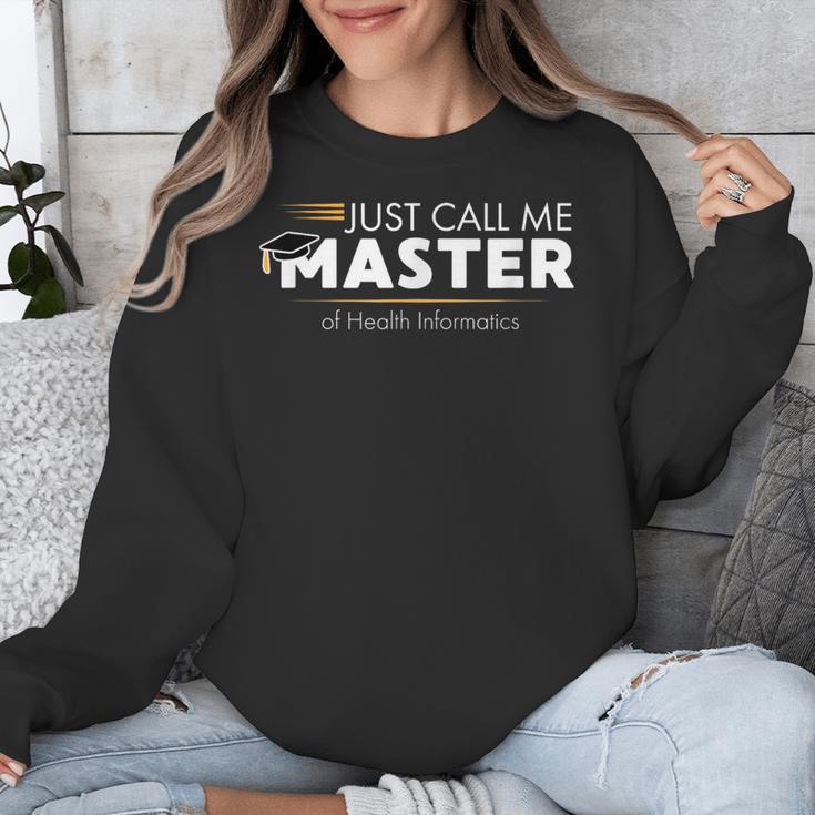 Master Of Health Informatics Shirt Graduation Unisex Sweatshirt
