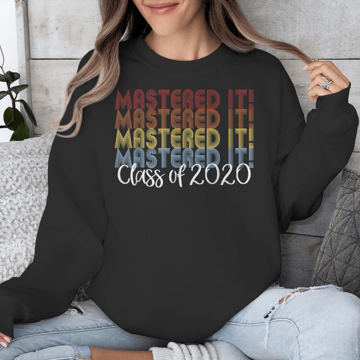 Mastered It 2020 Masters Degree Graduation For Him Her Unisex Sweatshirt
