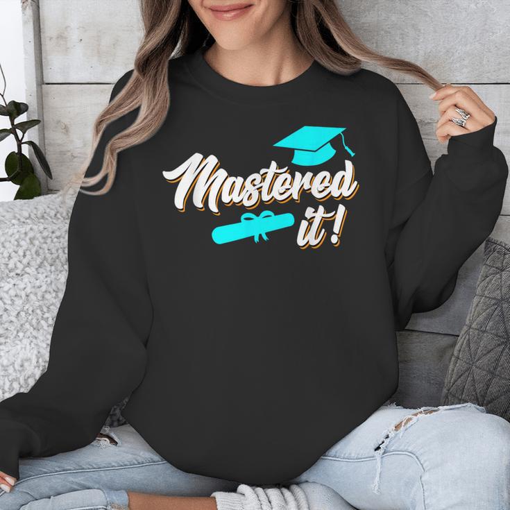 Mastered It Master Graduation Man Master 2026 Unisex Sweatshirt