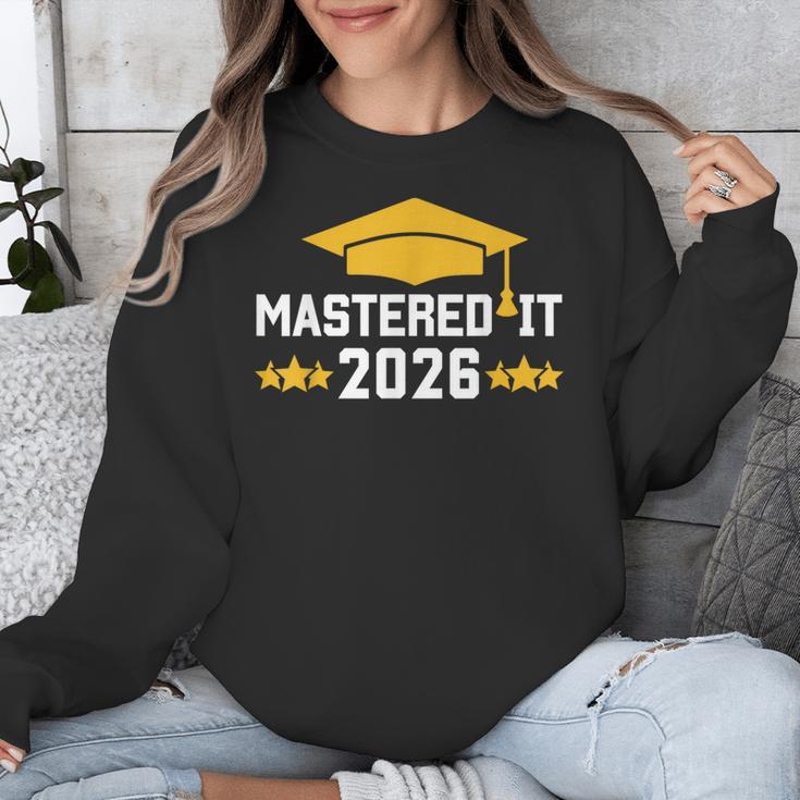 Masters Degree Graduation Mastered It Class Of 2026 Graduate Unisex Sweatshirt