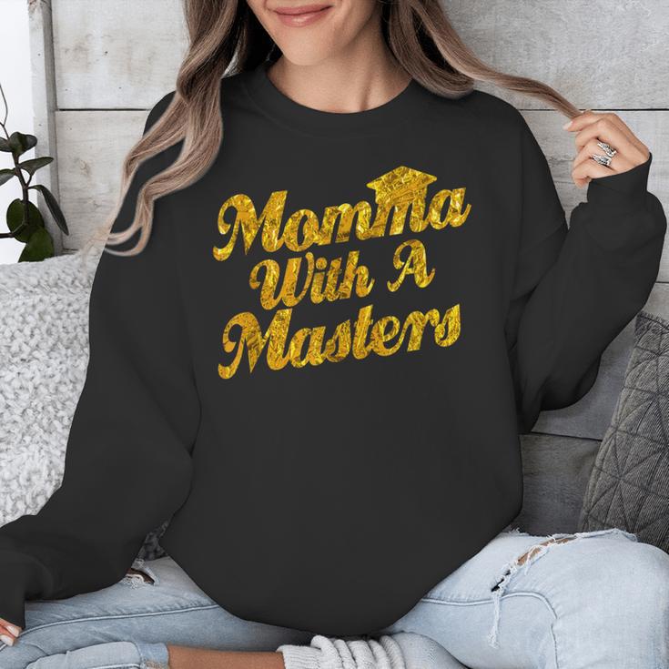 Masters Degree Graduation For Mom Wife Social Work MBA Unisex Sweatshirt