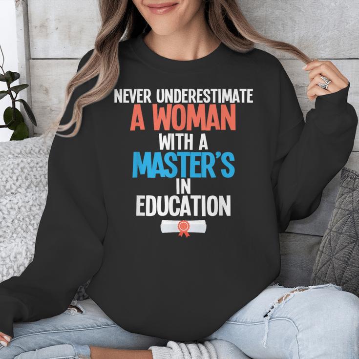 Masters In Education Degree Graduation Women MeD Unisex Sweatshirt