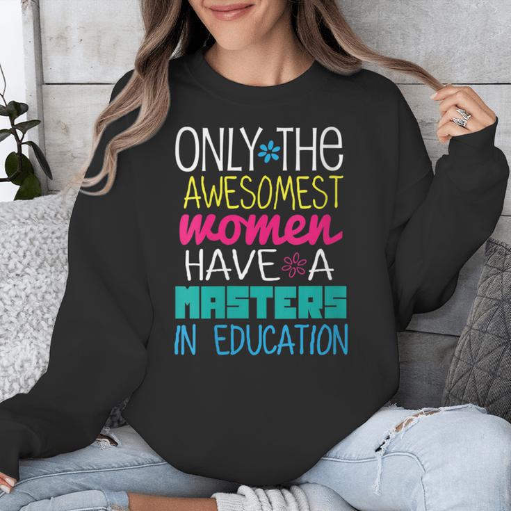 Masters In Education Degree Graduation Women MeD Unisex Sweatshirt