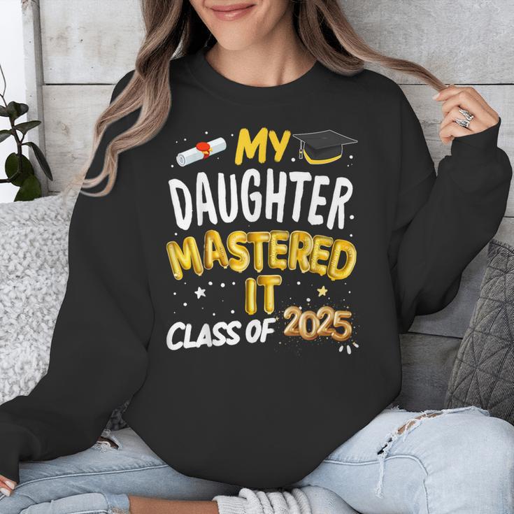 Masters Graduation My Daughter Mastered It Class Of 2025 Unisex Sweatshirt