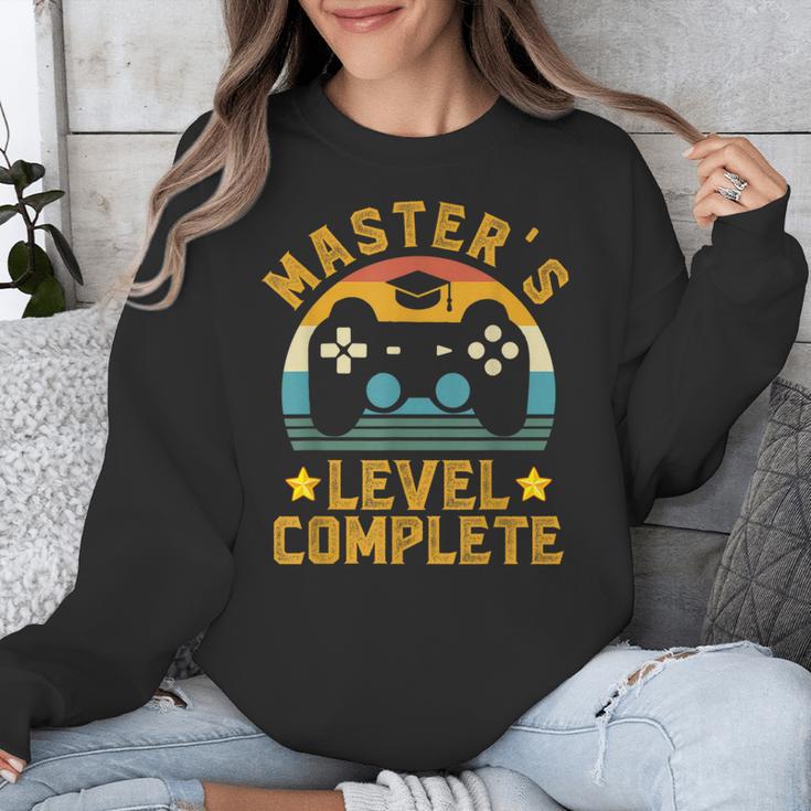 Master's Level Complete Vintage Video Gamer Graduation Unisex Sweatshirt