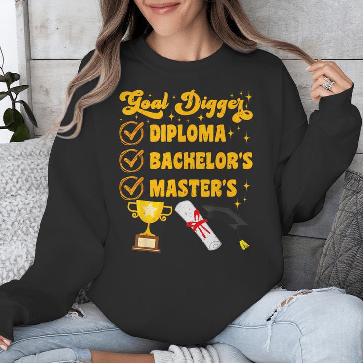 Master's Thesis Passed Goal Digger Master's Graduation Unisex Sweatshirt