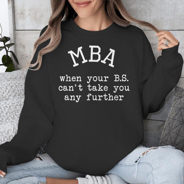 MBA Graduation For Him Her Masters Degree Graduate Unisex Sweatshirt