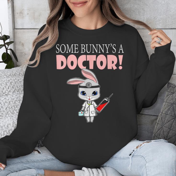 Med School Graduation Bunny Medical New Doctor Unisex Sweatshirt