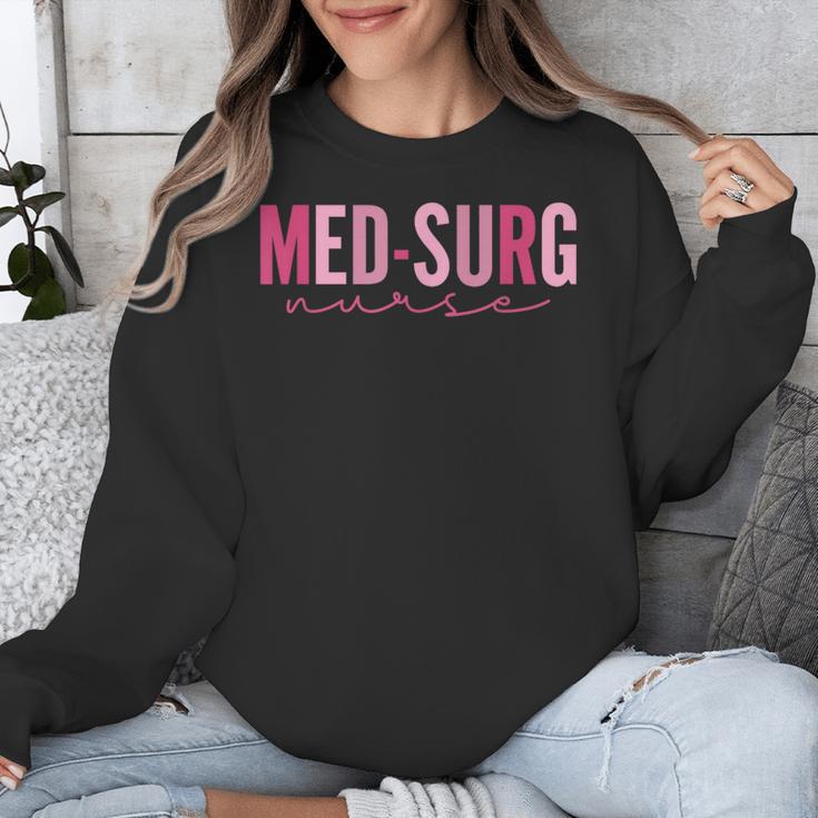 Med Surg Nurse Appreciation Nursing School Graduation Women Unisex Sweatshirt