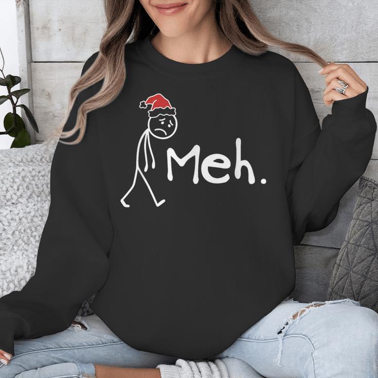 Meh Christmas Introvert Unisex Sweatshirt Meh Christmas Introvert Unisex Sweatshirt