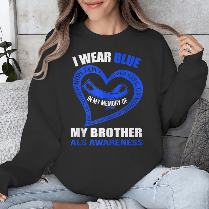 In My Memory Of My Brother ALS AWARENESS Unisex Sweatshirt In My Memory Of My Brother ALS AWARENESS Unisex Sweatshirt