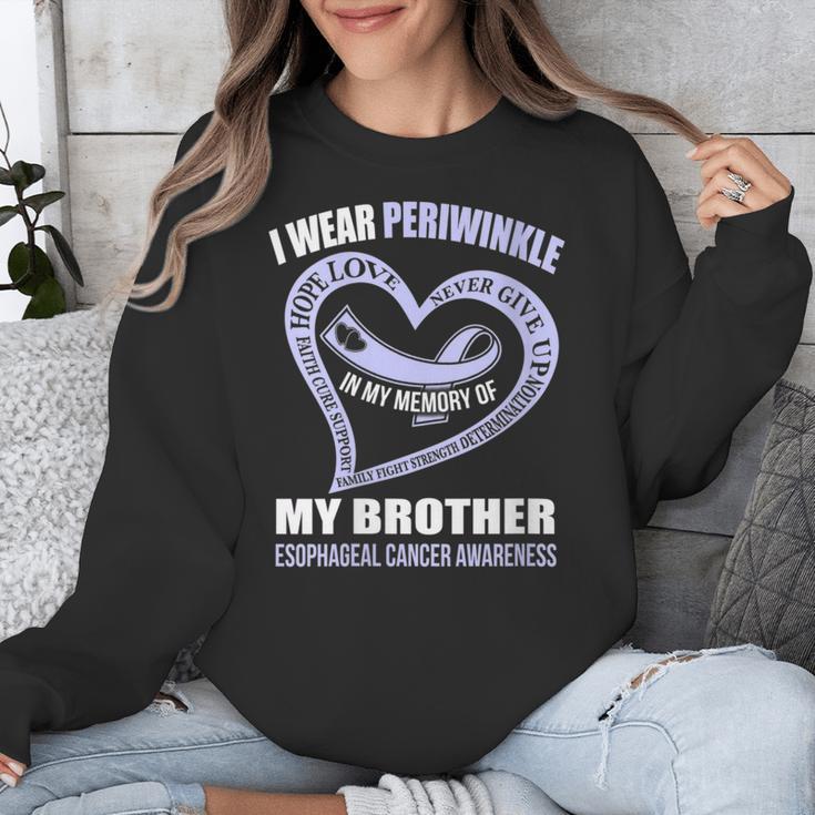 In My Memory Of My Brother ESOPHAGEAL CANCER AWARENESS Unisex Sweatshirt
