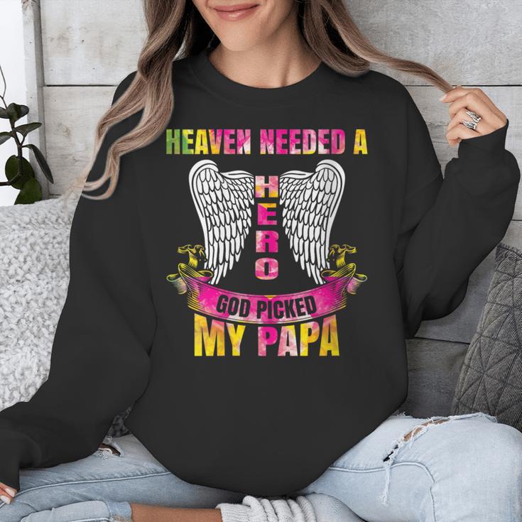 Memory Of My Dad My Dad In Heaven Unisex Sweatshirt Memory Of My Dad My Dad In Heaven Unisex Sweatshirt