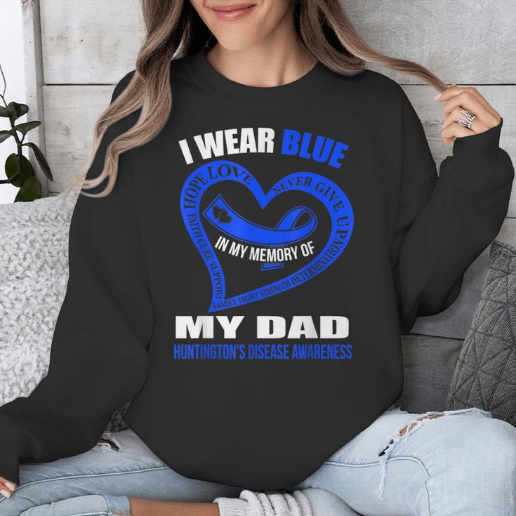 In My Memory Of My Dad HUNTINGTON'S DISEASE AWARENESS Unisex Sweatshirt In My Memory Of My Dad HUNTINGTON'S DISEASE AWARENESS Unisex Sweatshirt
