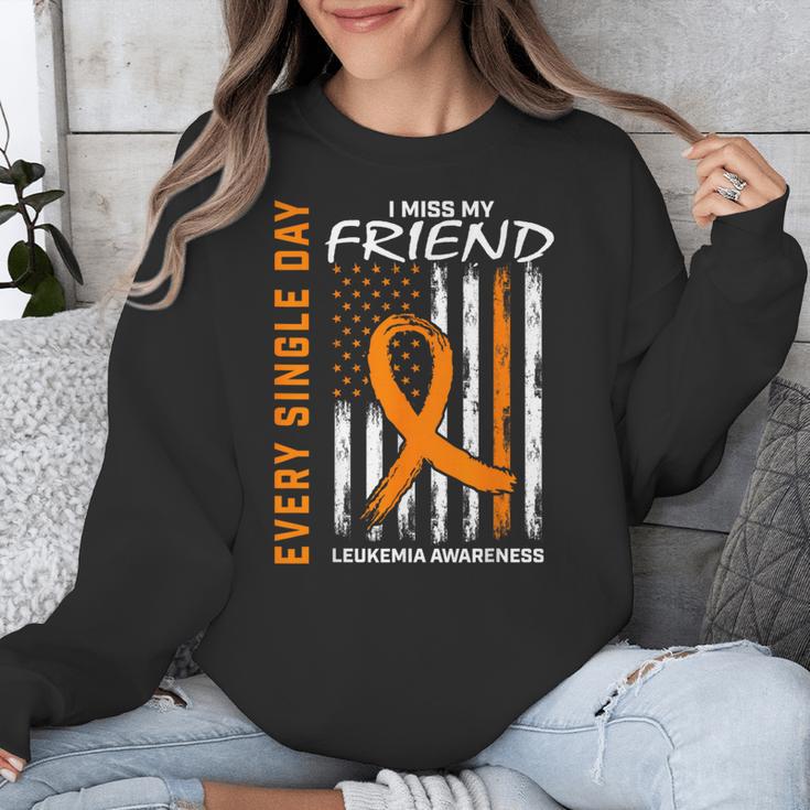 In Memory Of Friend Leukemia Awareness Products Flag Shirts Unisex Sweatshirt In Memory Of Friend Leukemia Awareness Products Flag Shirts Unisex Sweatshirt