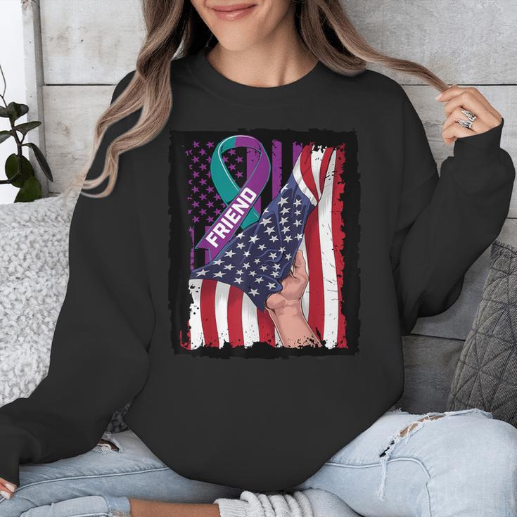 In Memory Of My Friend Suicide Awareness American Flag Women Kids Men Unisex Sweatshirt In Memory Of My Friend Suicide Awareness American Flag Women Kids Men Unisex Sweatshirt