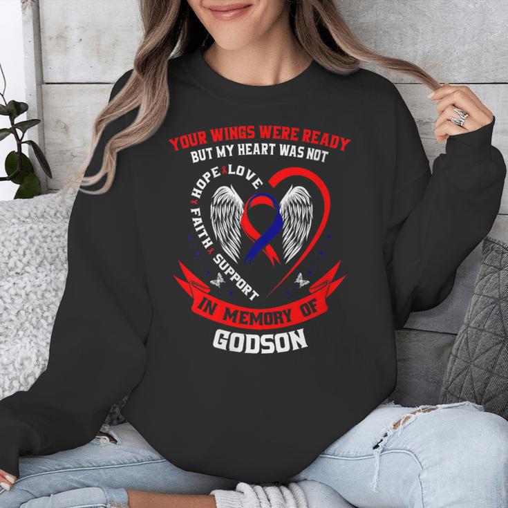 In Memory Godson CHD Heart Disease Awareness Memorial Unisex Sweatshirt