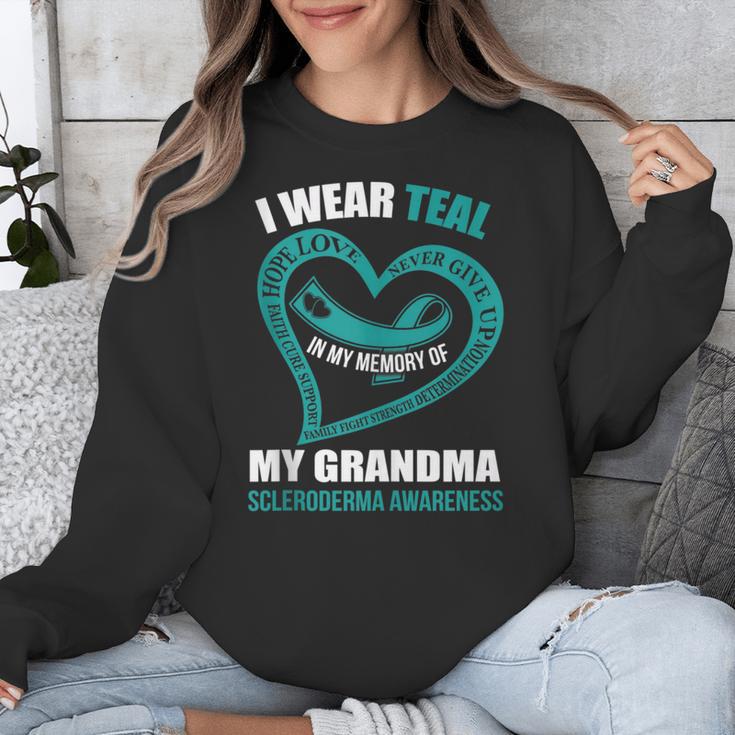 In My Memory Of My Grandma SCLERODERMA AWARENESS Unisex Sweatshirt