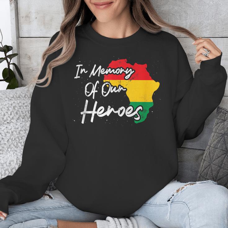 In Memory Of Our Heroes Pride Juneteenth Unisex Sweatshirt