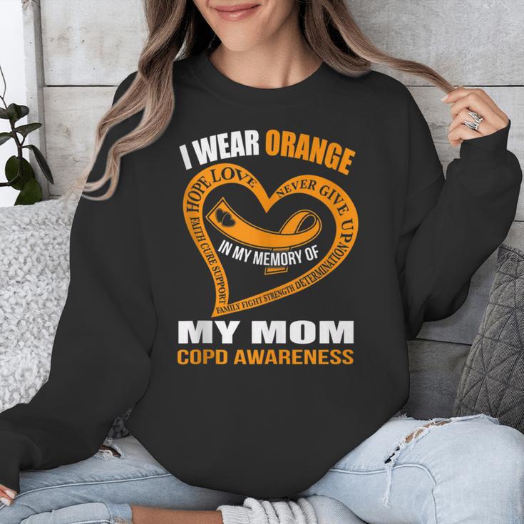 In My Memory Of My Mom COPD AWARENESS Unisex Sweatshirt In My Memory Of My Mom COPD AWARENESS Unisex Sweatshirt