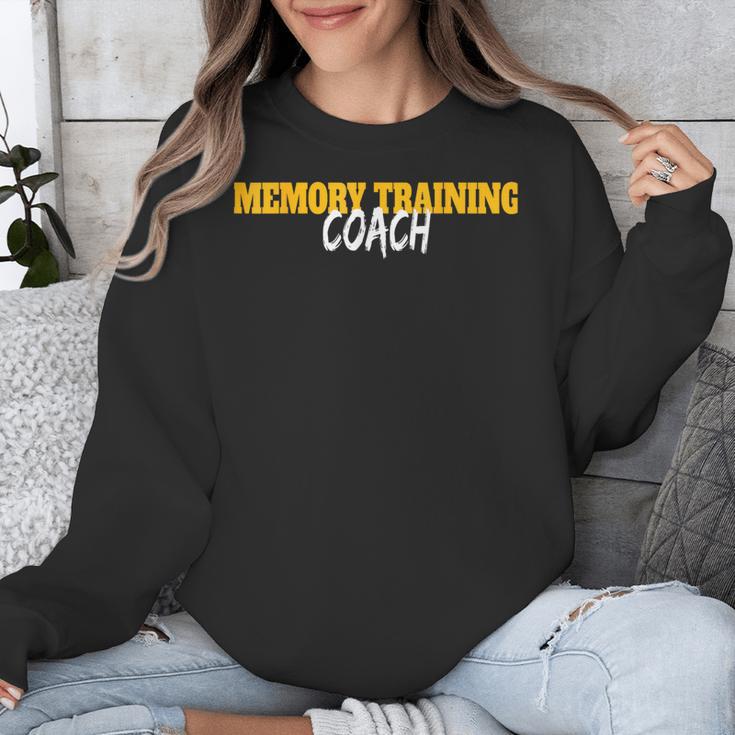 Memory Training Coach Coaching Trainer Teacher For Men Women Unisex Sweatshirt Memory Training Coach Coaching Trainer Teacher For Men Women Unisex Sweatshirt