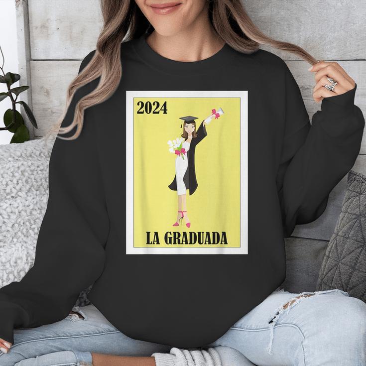 Mexican For Graduation La Graduada 2024 Unisex Sweatshirt