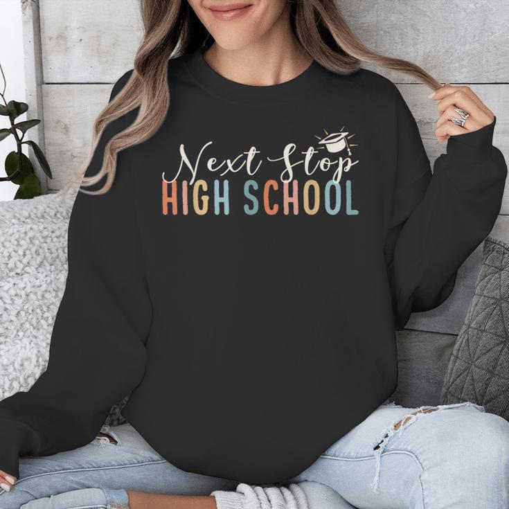 Middle School Graduation Next Stop High School Unisex Sweatshirt