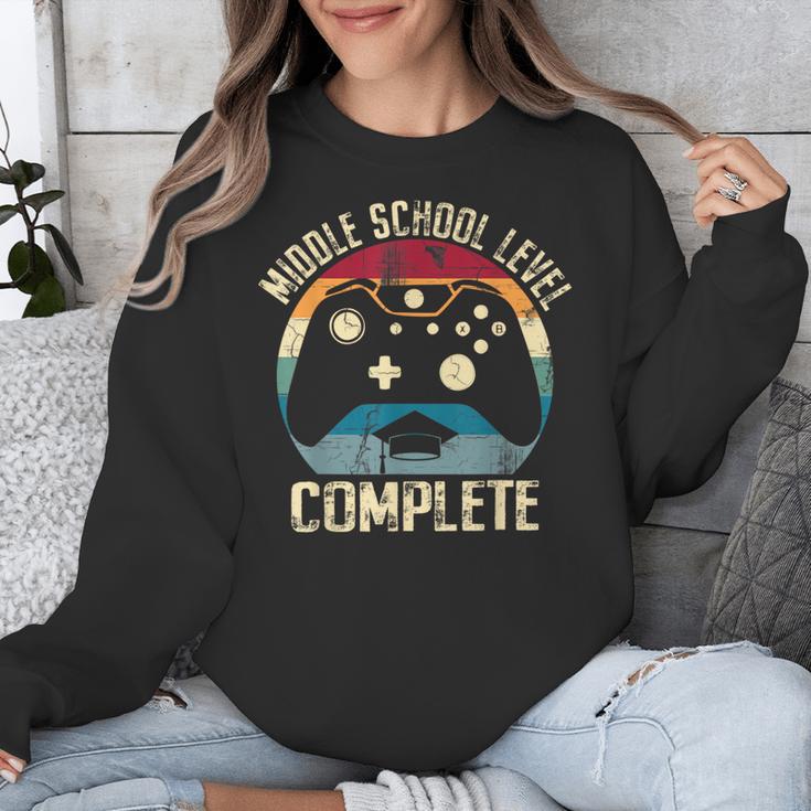 Middle School Level Complete Gamer Class Of 2024 Graduation Unisex Sweatshirt