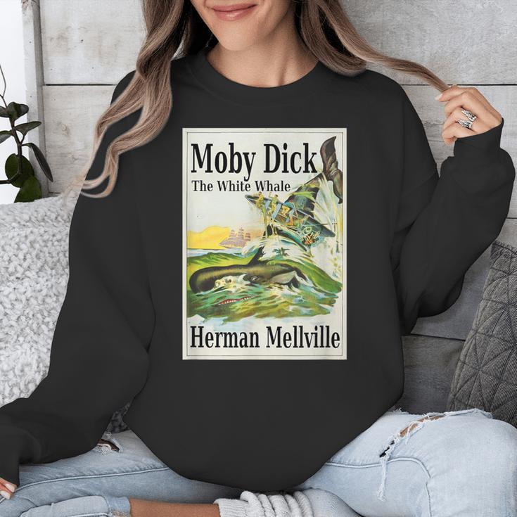 Moby Dick Book Cover Illustration Unisex Sweatshirt