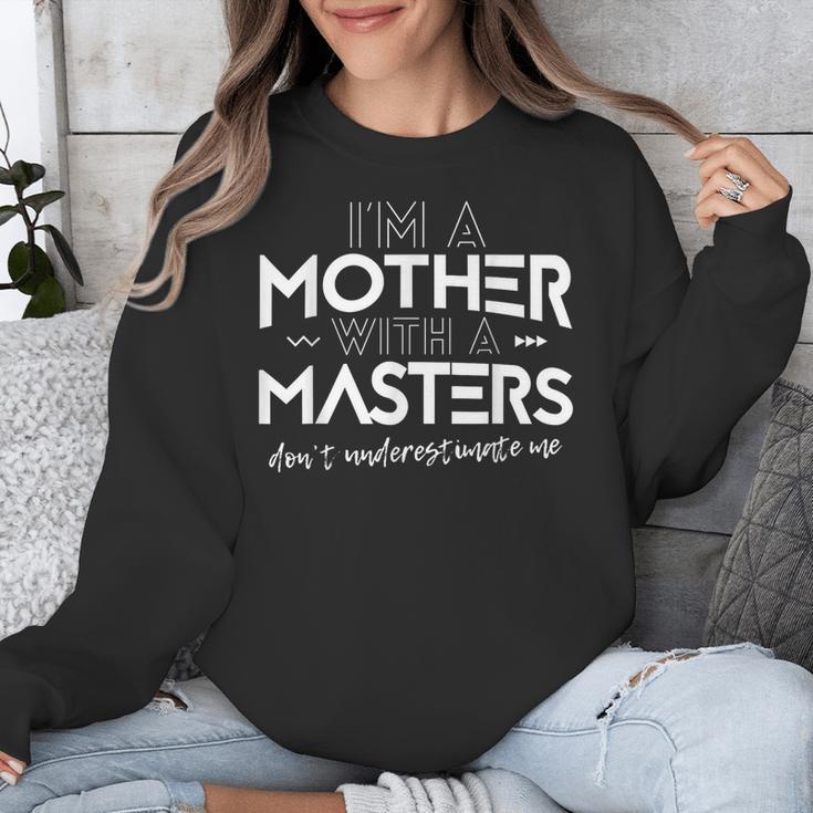Mom Masters Graduation Wife Mother MSW Social Work Unisex Sweatshirt