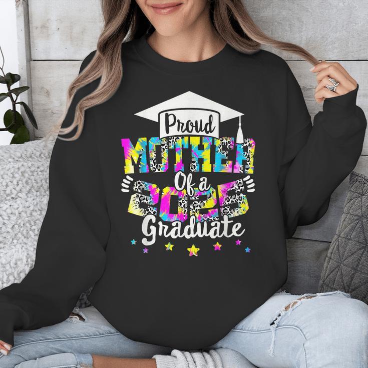 Mother Of a 2025 Graduate Tie Dye Class Senior Graduation 25 Unisex Sweatshirt