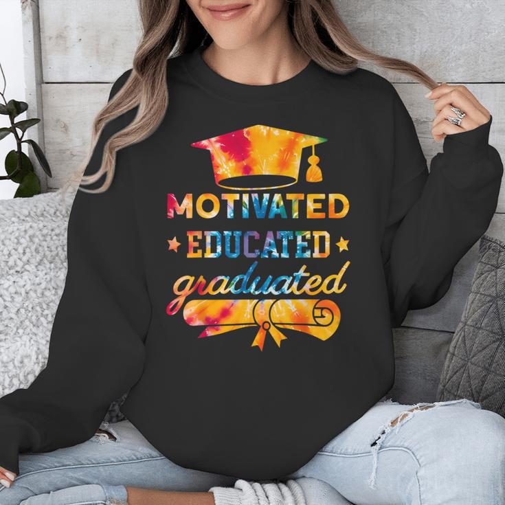 Motivated Educated Graduated Graduation Unisex Sweatshirt