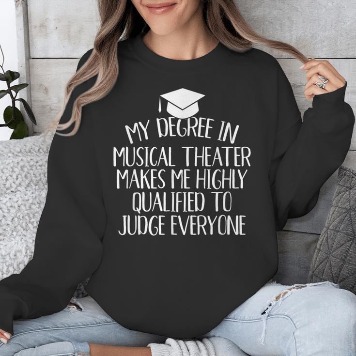 Musical Theater Major Graduation Unisex Sweatshirt