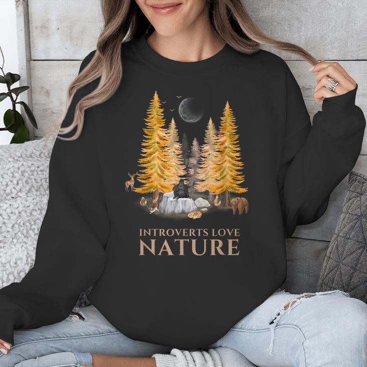 Nature Scene Tees For Introverts Quiet Escape Solitude Unisex Sweatshirt Nature Scene Tees For Introverts Quiet Escape Solitude Unisex Sweatshirt