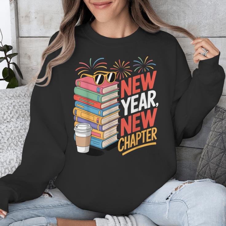 New Year New Chapter Book Lover Reader Unisex Sweatshirt